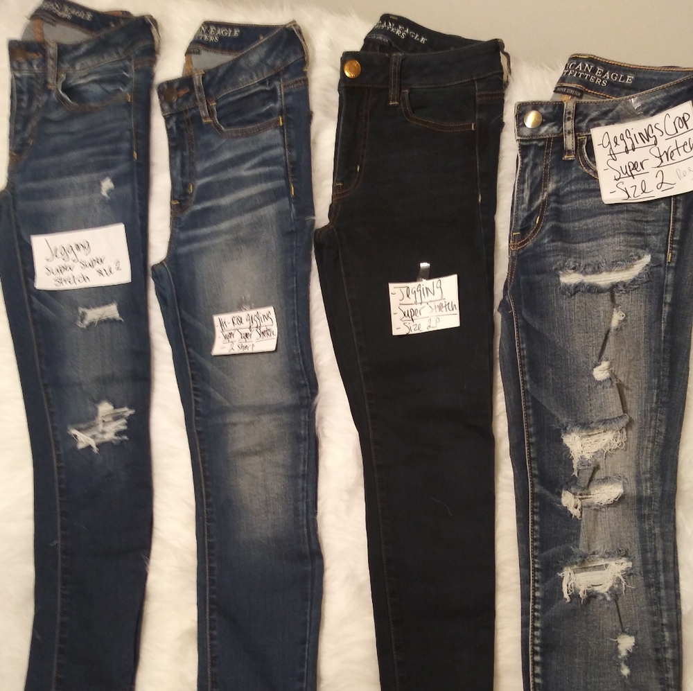 American Eagle Jeggings, Size 2 Short.